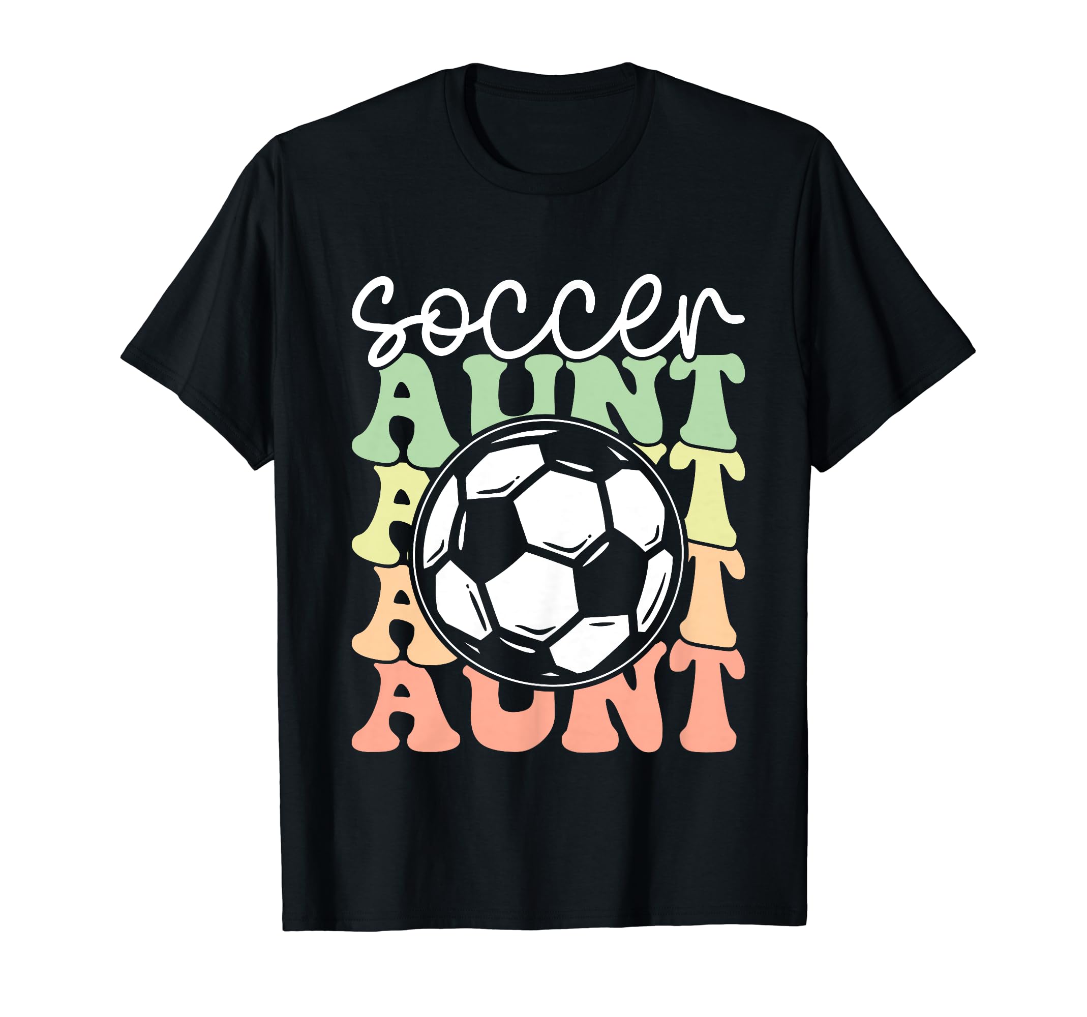 Soccer Aunt Sports Lover Player T-Shirt - Minimalist Print Men Women - T-Shirt, Sweatshirt, Hoodie
