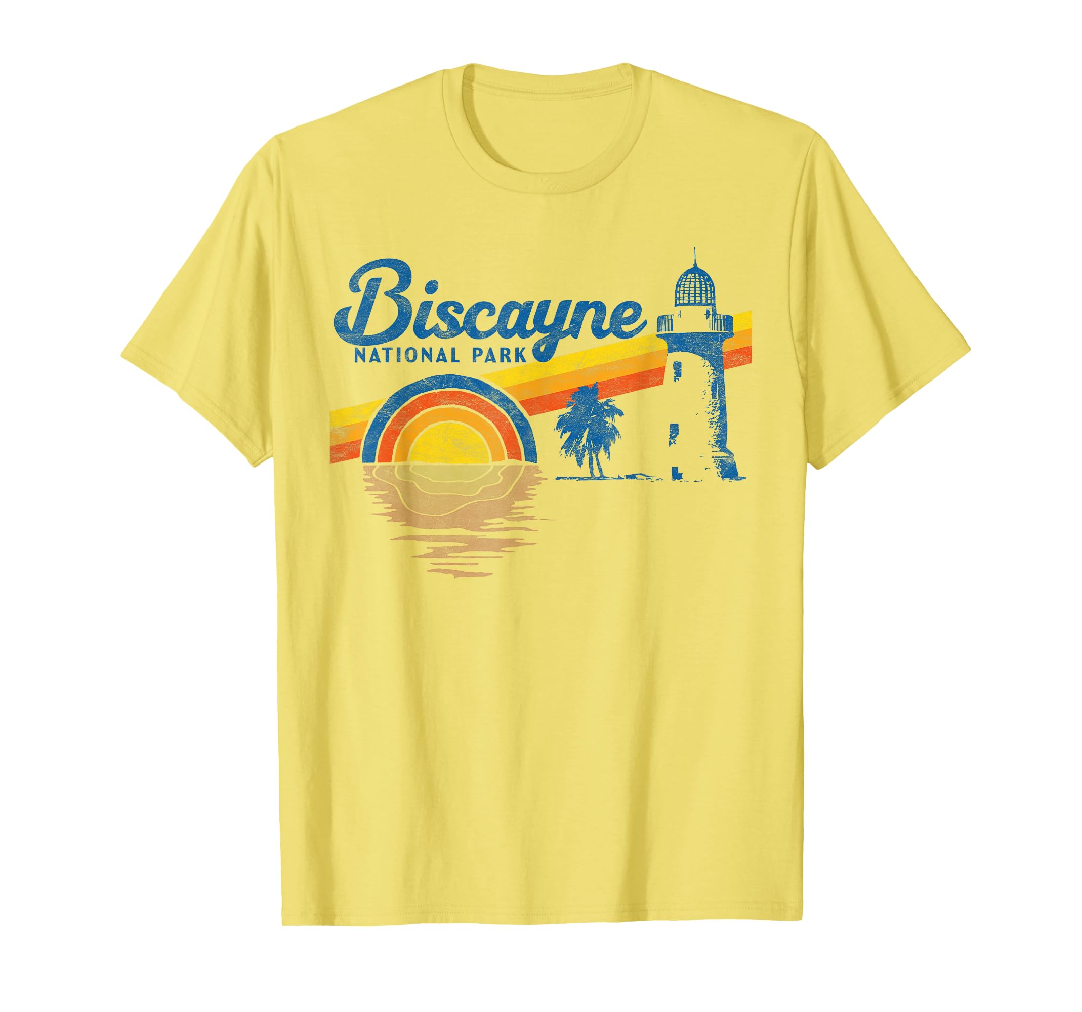 Biscayne National Park 80S T-Shirt - Casual Everyday Wear for Adults - T-Shirt, Sweatshirt, Hoodie
