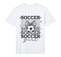 Groovy Soccer Coquette Bow Soccer T-Shirt - Graphic Print Unisex - T-Shirt, Sweatshirt, Hoodie