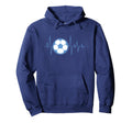 Funny Football Heartbeat Ekg Pulse Hoodie - Trendy Graphic Men Women - T-Shirt, Sweatshirt, Hoodie