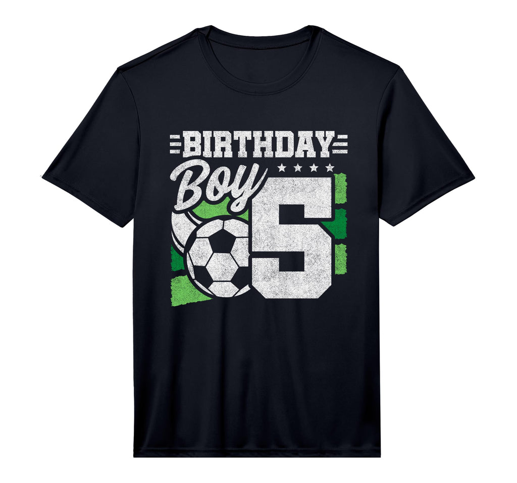 5 Year Old Soccer Birthday 5Th T-Shirt - Casual Everyday Wear Unisex - T-Shirt, Sweatshirt, Hoodie
