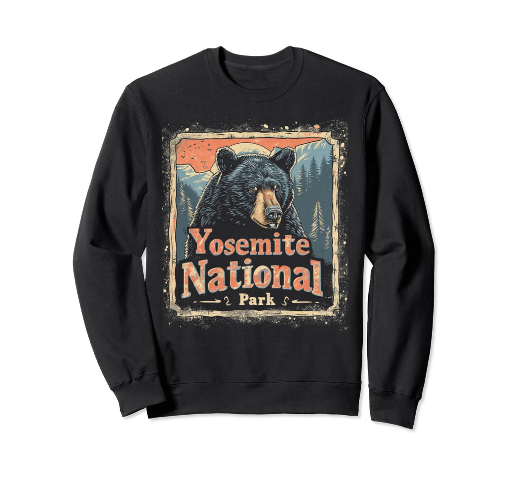 Yosemite Us National Park Sweatshirt - Novelty Apparel Unisex - T-Shirt, Sweatshirt, Hoodie