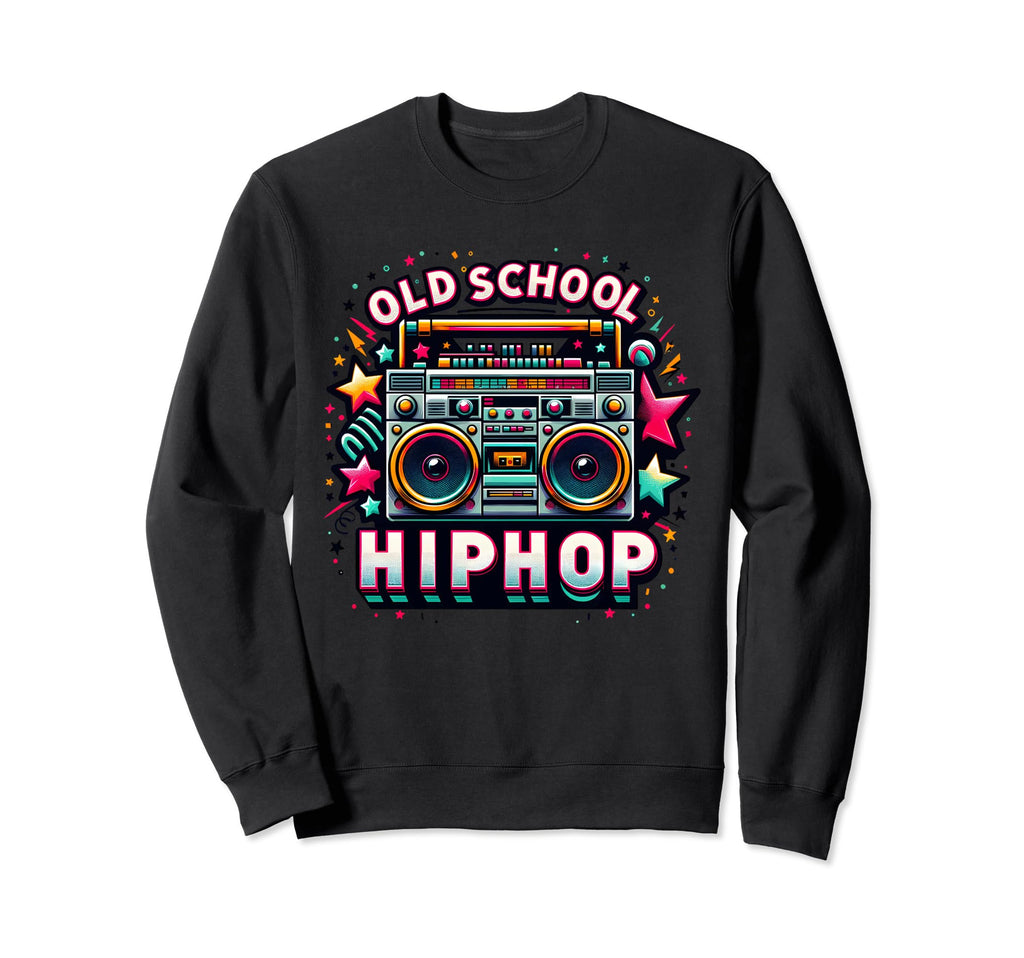 Oldschool Hip Hop 80S 90S Graffiti Sweatshirt - Graphic Print for Adults - T-Shirt, Sweatshirt, Hoodie