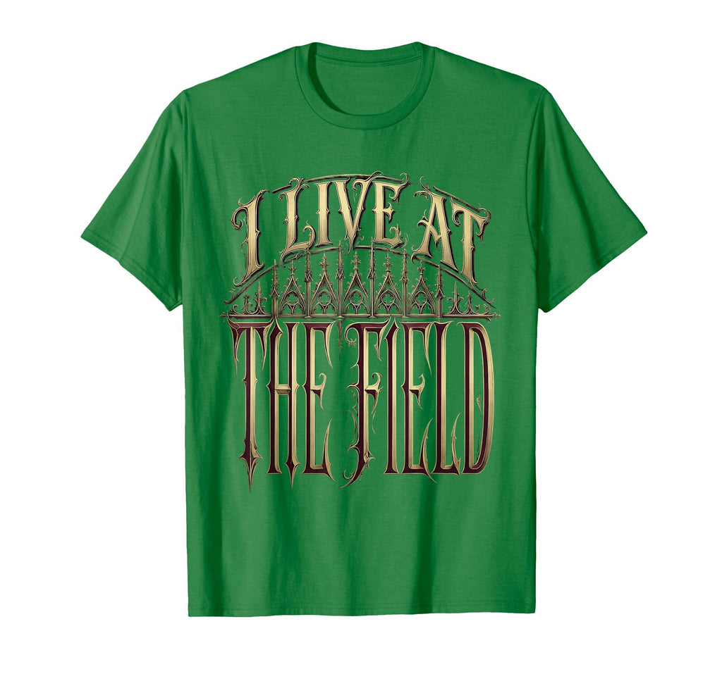 I Live Field Soccer Mom T-Shirt - Graphic Print Unisex - T-Shirt, Sweatshirt, Hoodie