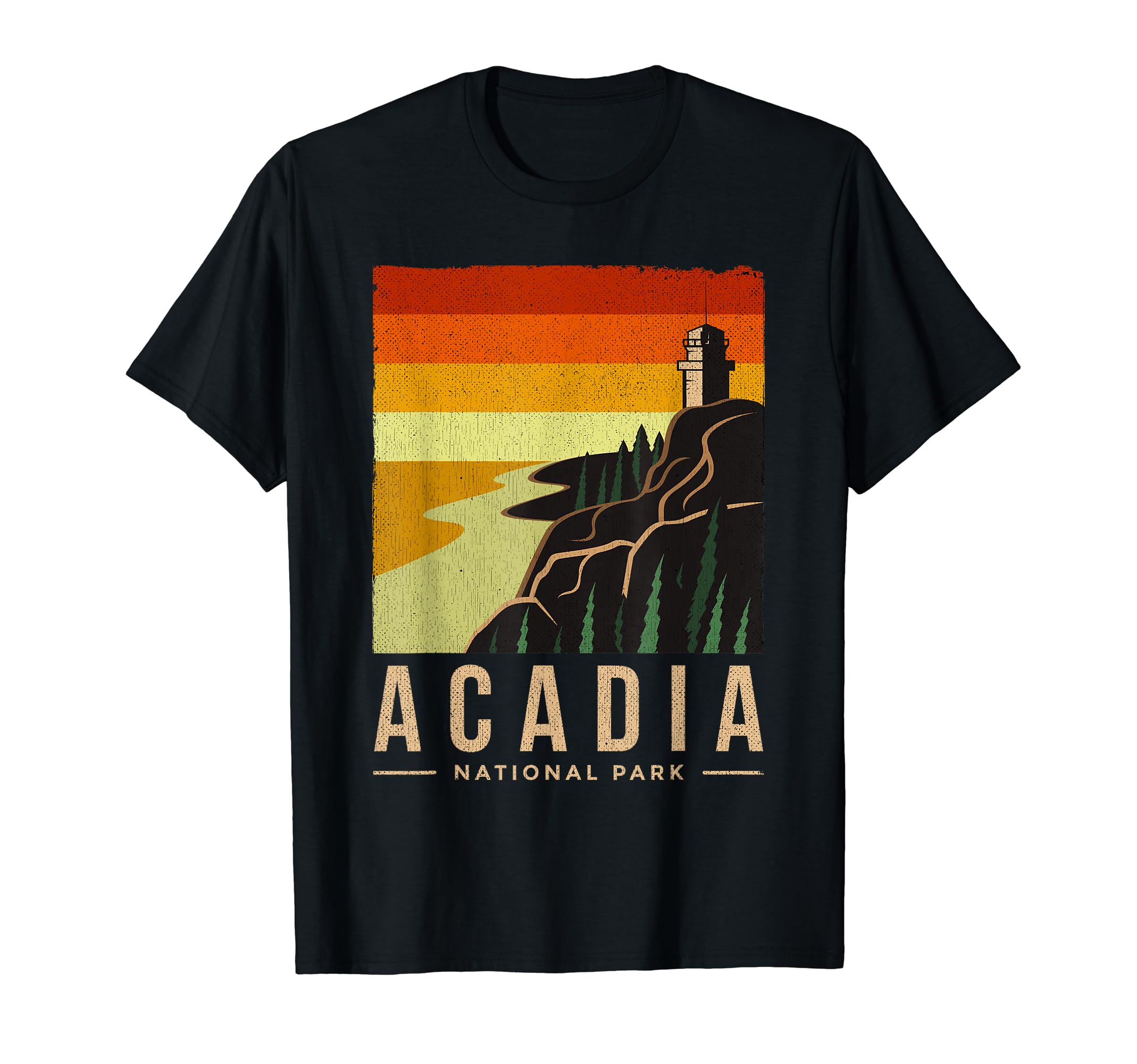 Acadia National Park Hiking T-Shirt - Novelty Apparel for Adults - T-Shirt, Sweatshirt, Hoodie