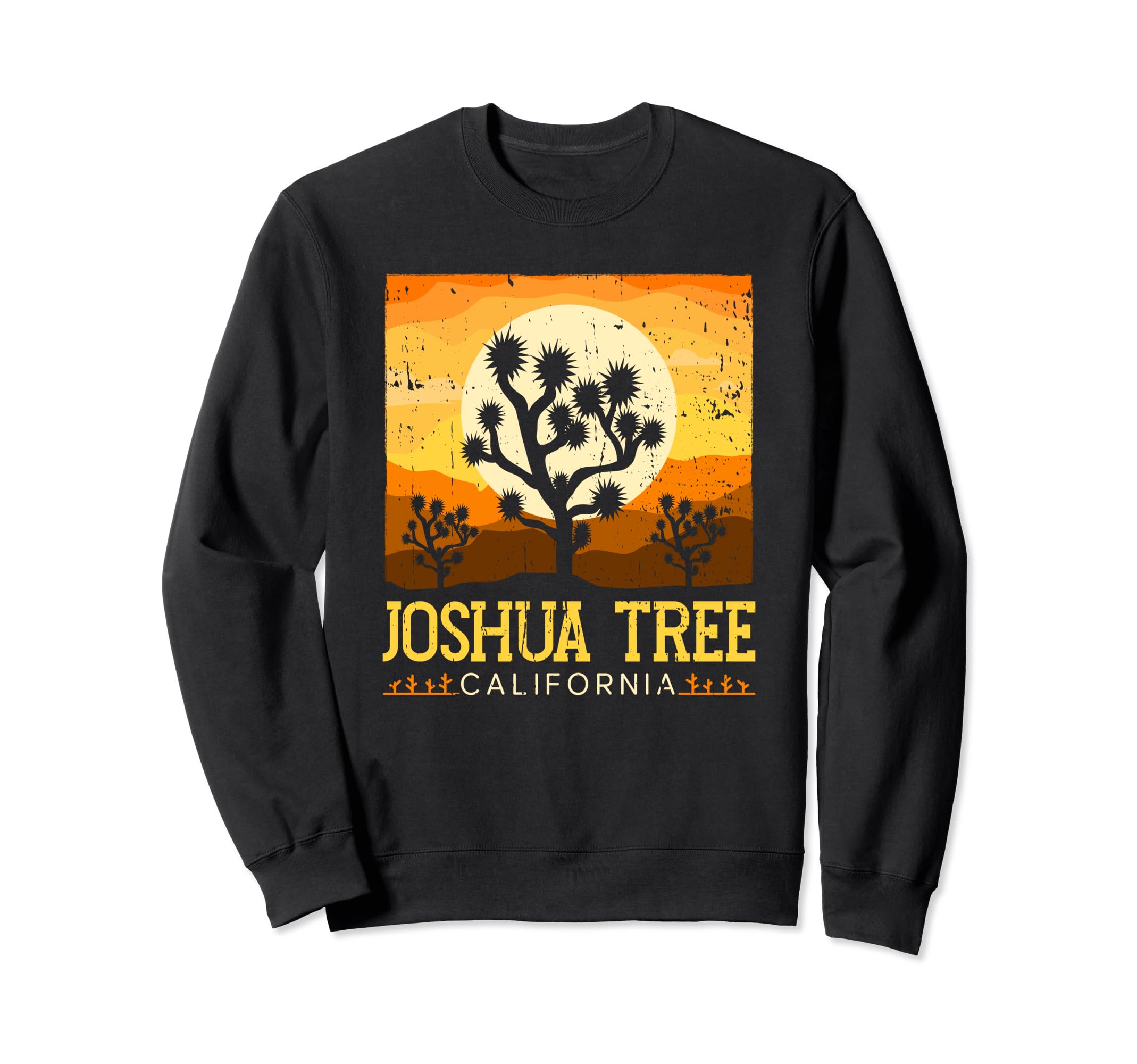 Joshua Tree National Park Sunset Sweatshirt - Fun Novelty Design Men Women - T-Shirt, Sweatshirt, Hoodie