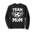 Team Mom Heart Soccer Team Mom Soccer Sweatshirt - Graphic Print Unisex - T-Shirt, Sweatshirt, Hoodie