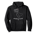 Cassette Mixed Tape Analog Love Hoodie - Minimalist Print Unisex - T-Shirt, Sweatshirt, Hoodie