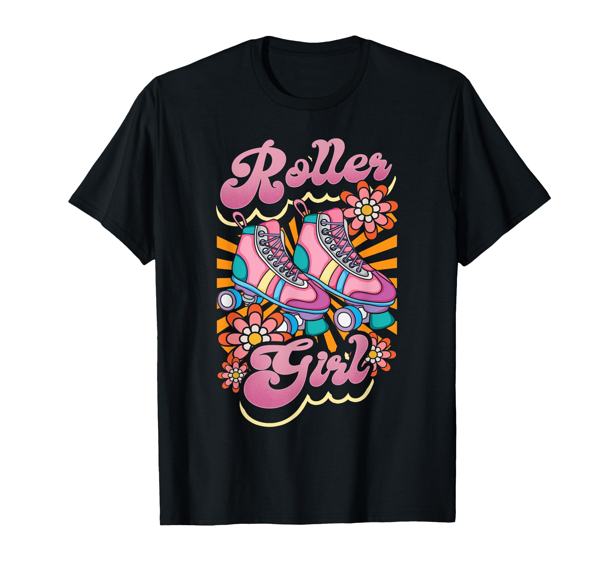 Roller Skating Skate 1970S Roller T-Shirt - Novelty Apparel for Adults - T-Shirt, Sweatshirt, Hoodie