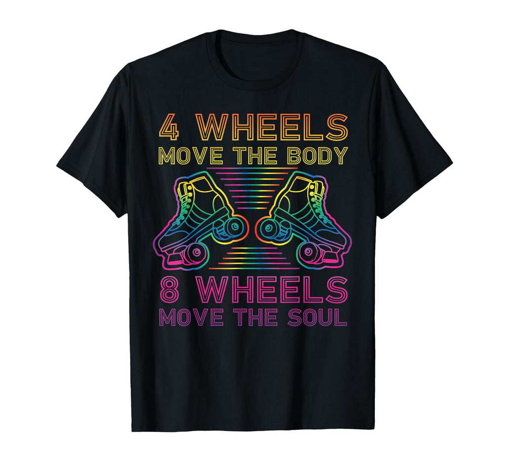 Roller Skating Skate 1970S T-Shirt - Custom Art Print Unisex - T-Shirt, Sweatshirt, Hoodie