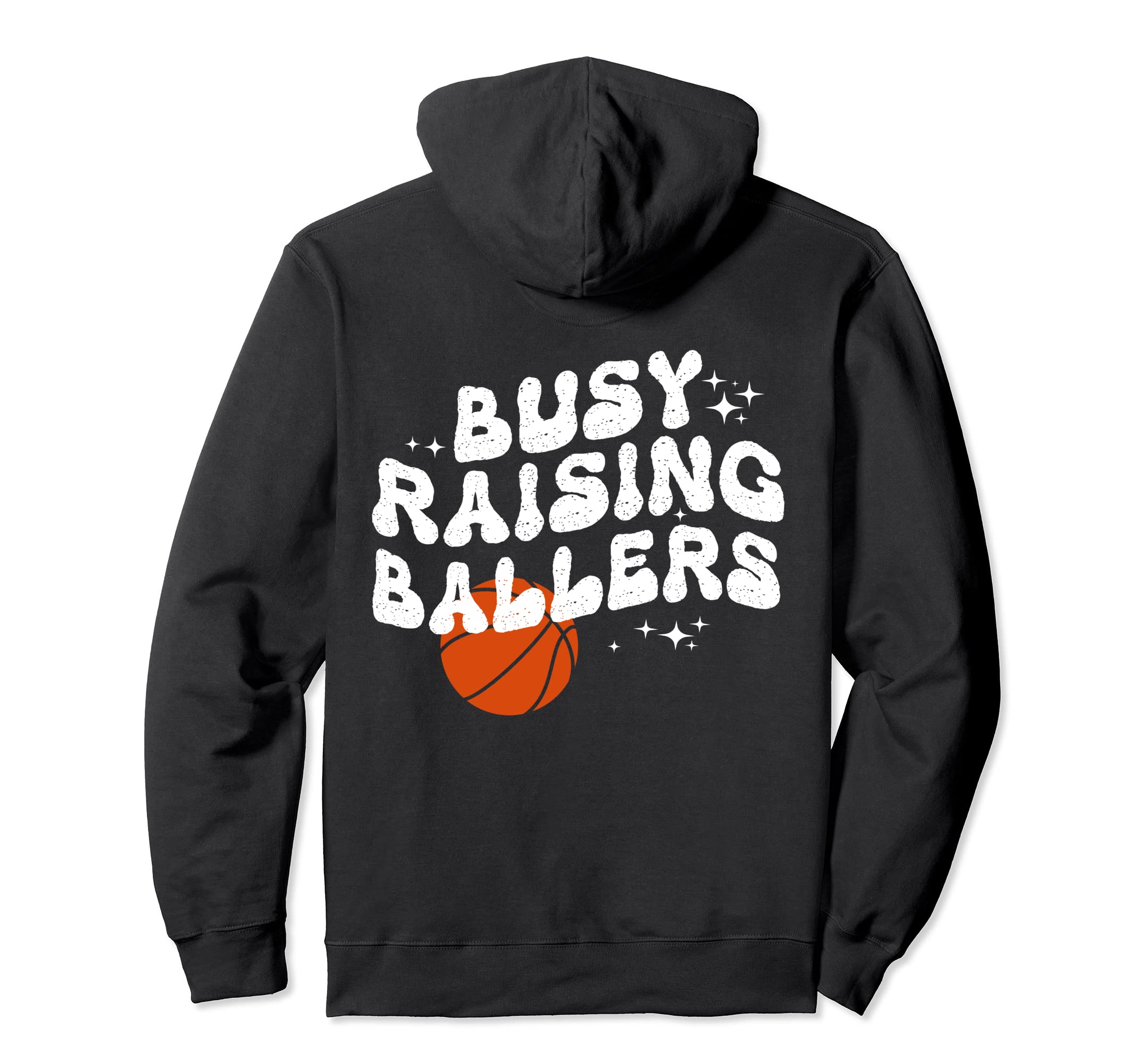 Busy Raising Ballers Groovy Hoodie - Casual Everyday Wear Men Women - T-Shirt, Sweatshirt, Hoodie