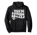 Busy Raising Ballers Baseball Soccer Mom Hoodie - Unique Graphic Men Women - T-Shirt, Sweatshirt, Hoodie