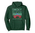 Smoky Mountains Bear Silhouette Mountains Hoodie - Minimalist Print Unisex - T-Shirt, Sweatshirt, Hoodie