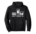 Cassette Tape Floppy Disc Hoodie - Unique Graphic Men Women - T-Shirt, Sweatshirt, Hoodie