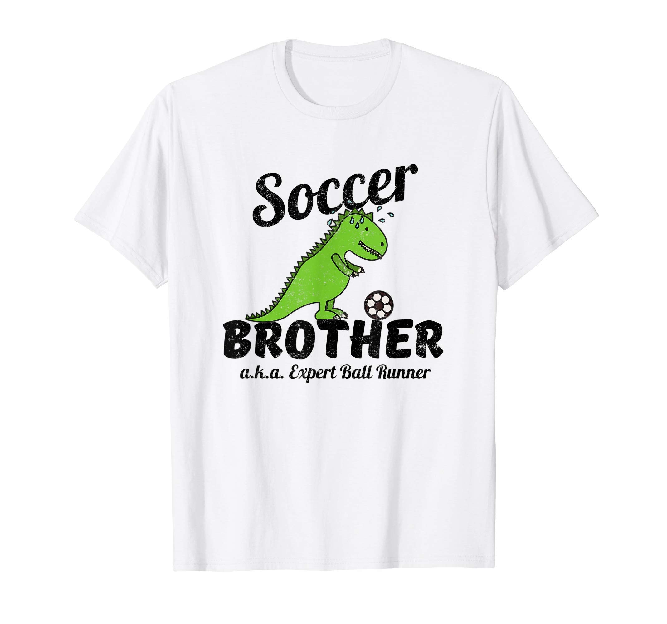 Little Brother Soccer Ball Runner Funny T-Shirt - Custom Art Print Unisex - T-Shirt, Sweatshirt, Hoodie