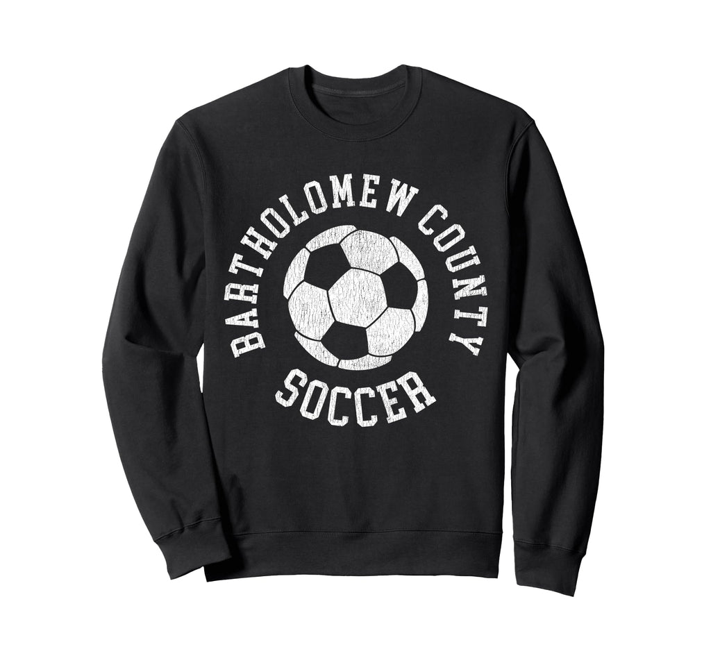 Bartholomew County Soccer Sweatshirt - Unique Graphic for Adults - T-Shirt, Sweatshirt, Hoodie