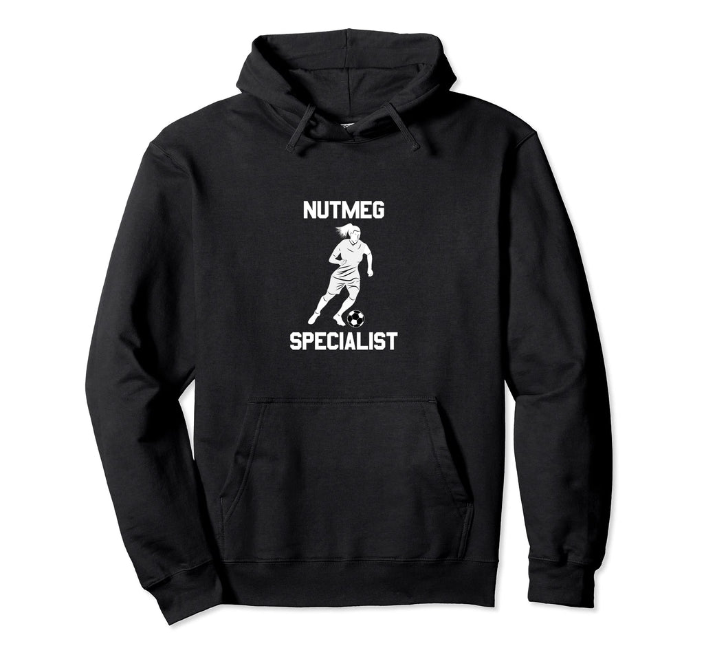 Funny Nutmeg Soccer Nutmeg Hoodie - Fun Novelty Design for Adults - T-Shirt, Sweatshirt, Hoodie