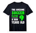 9 Year Old Happy 9Th Birthday T-Shirt - Casual Everyday Wear Men Women - T-Shirt, Sweatshirt, Hoodie