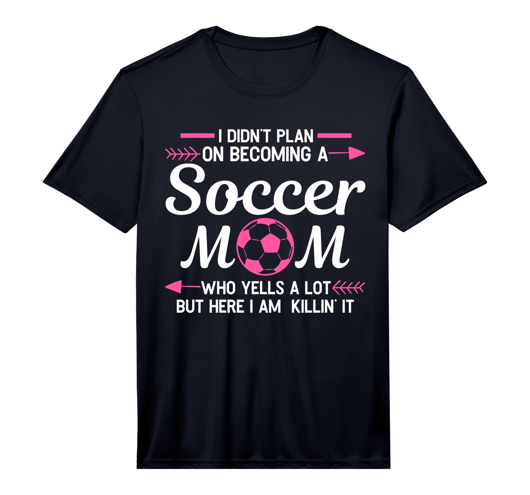 Mens Soccer Mom Screaming Soccer T-Shirt - Fun Novelty Design for Adults - T-Shirt, Sweatshirt, Hoodie