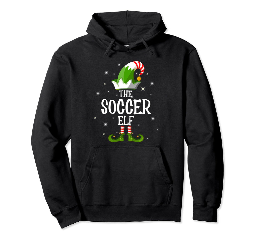 Soccer Elf Family Matching Group Hoodie - Fun Novelty Design Unisex - T-Shirt, Sweatshirt, Hoodie