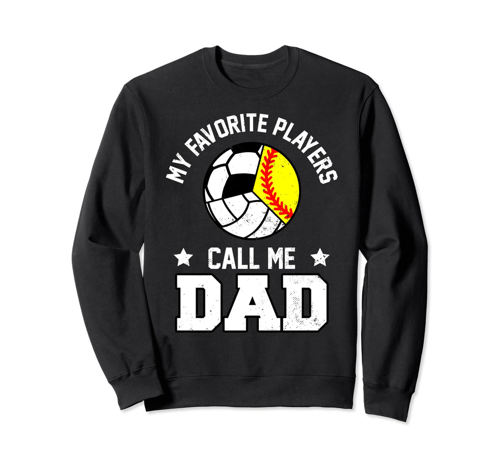 My Favorites Softball Volleyball Sweatshirt - Unique Graphic for Adults - T-Shirt, Sweatshirt, Hoodie