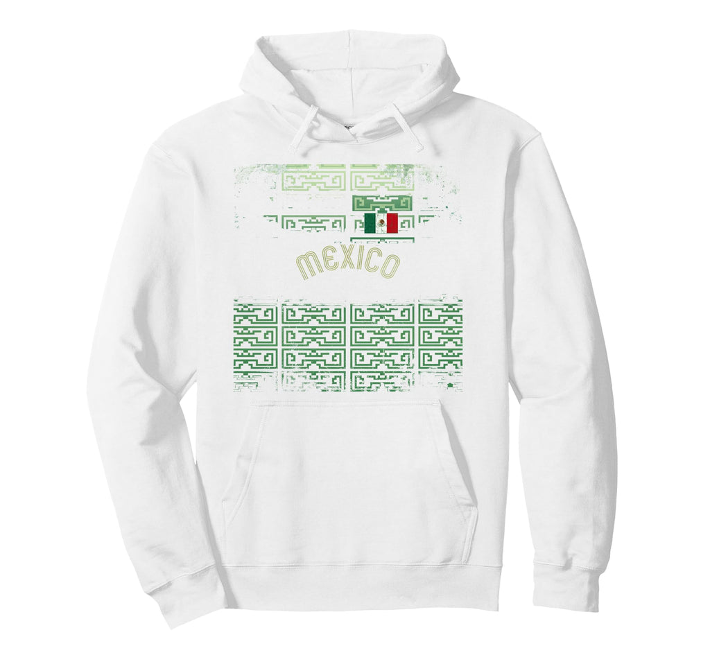 Mexico Flag Mexican Hispanic Pride Hoodie - Custom Art Print for Adults - T-Shirt, Sweatshirt, Hoodie