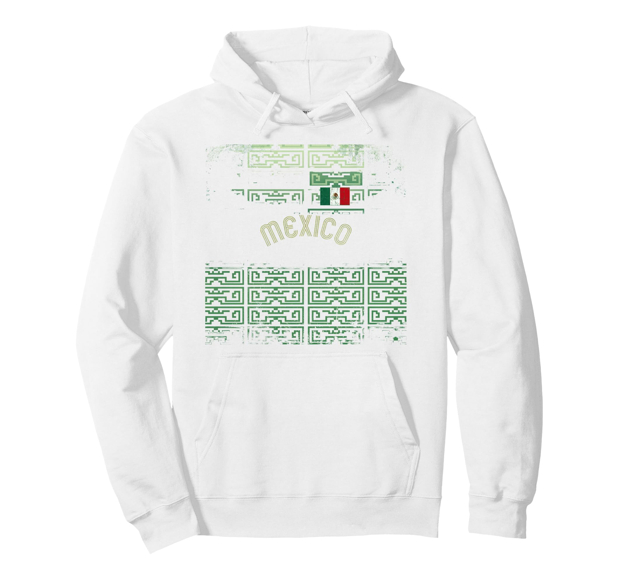 Mexico Flag Mexican Hispanic Pride Hoodie - Custom Art Print for Adults - T-Shirt, Sweatshirt, Hoodie
