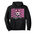 Soccer Sister Soccer Coquette Little Hoodie - Unique Graphic Men Women - T-Shirt, Sweatshirt, Hoodie