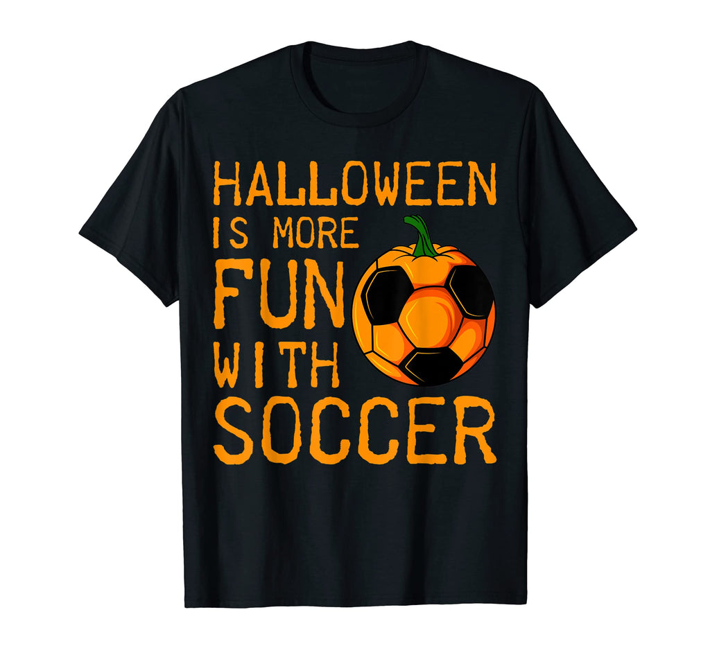 Halloween Soccer Player Ball Pumpkin Team T-Shirt - Trendy Graphic Unisex - T-Shirt, Sweatshirt, Hoodie
