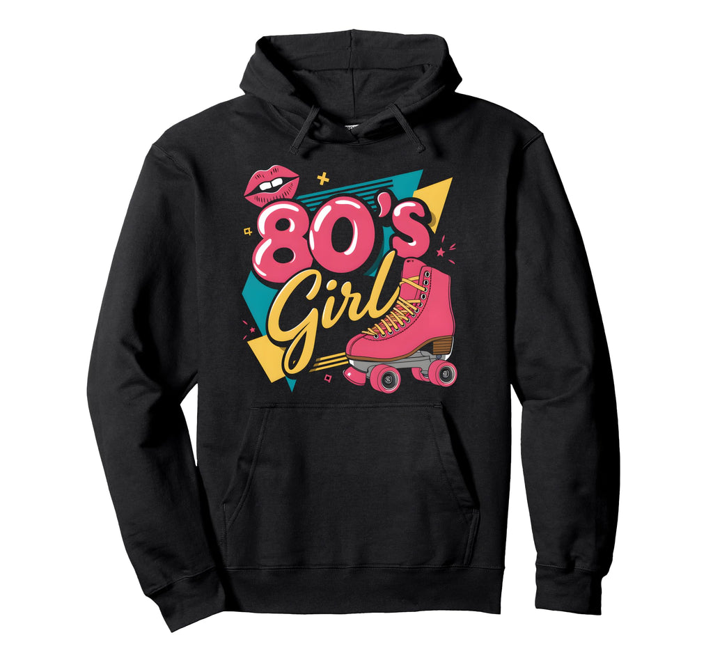 80S Roller Skate Vibes 80S Hoodie - Custom Art Print Unisex - T-Shirt, Sweatshirt, Hoodie