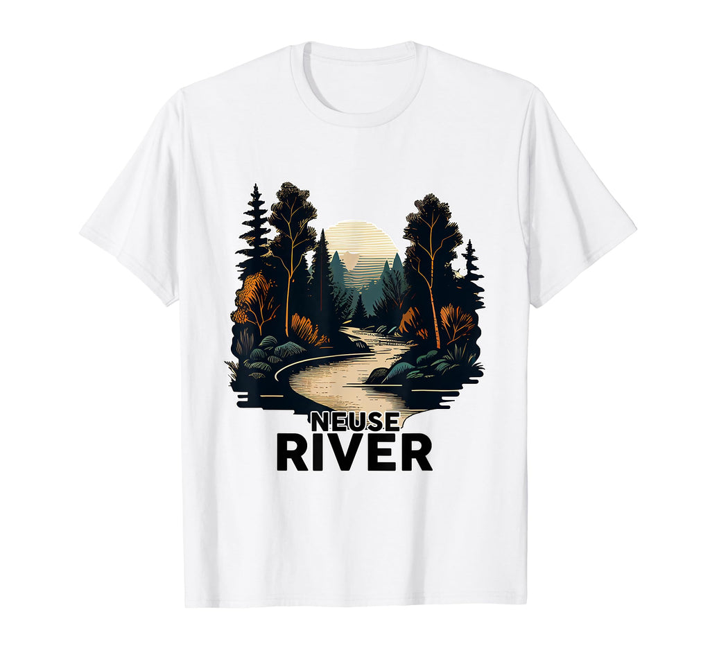 Neuse River Minimalist River Neuse T-Shirt - Unique Graphic Men Women - T-Shirt, Sweatshirt, Hoodie