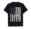 American Distressed Flag Funny Soccer T-Shirt - Minimalist Print Men Women - T-Shirt, Sweatshirt, Hoodie
