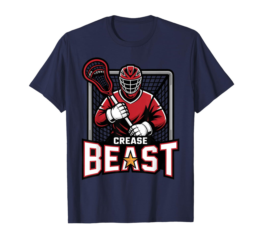 Lacrosse Goalie Crease Lax Goalkeeper T-Shirt - Custom Art Print Unisex - T-Shirt, Sweatshirt, Hoodie