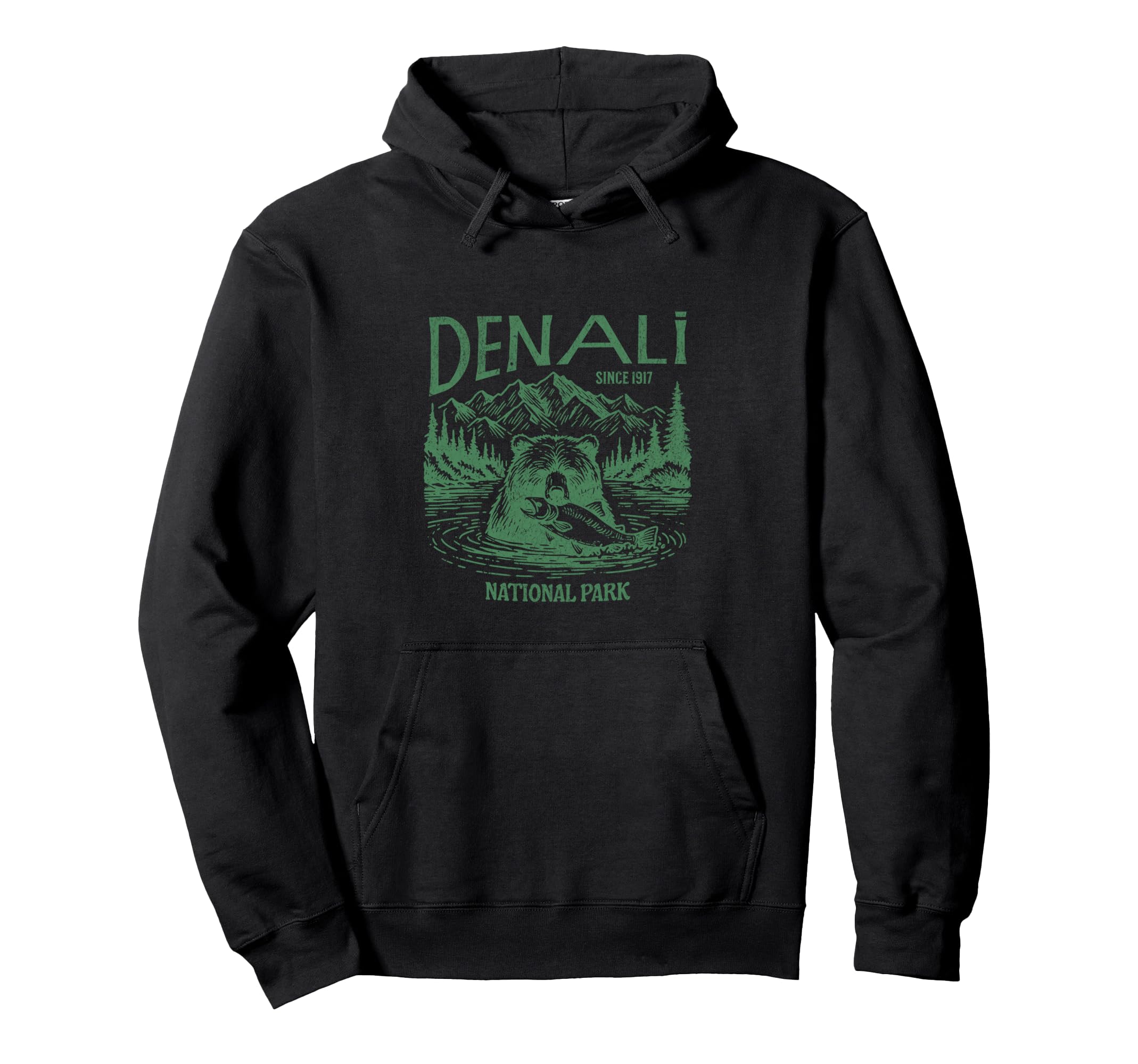 Denali Alaska National Park Hoodie - Fun Novelty Design Men Women - T-Shirt, Sweatshirt, Hoodie
