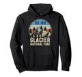Glacier National Park Sunset Montana Hoodie - Novelty Apparel Unisex - T-Shirt, Sweatshirt, Hoodie