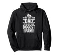 Their Biggest Fan Baseball Soccer Dad Hoodie - Unique Graphic Men Women - T-Shirt, Sweatshirt, Hoodie