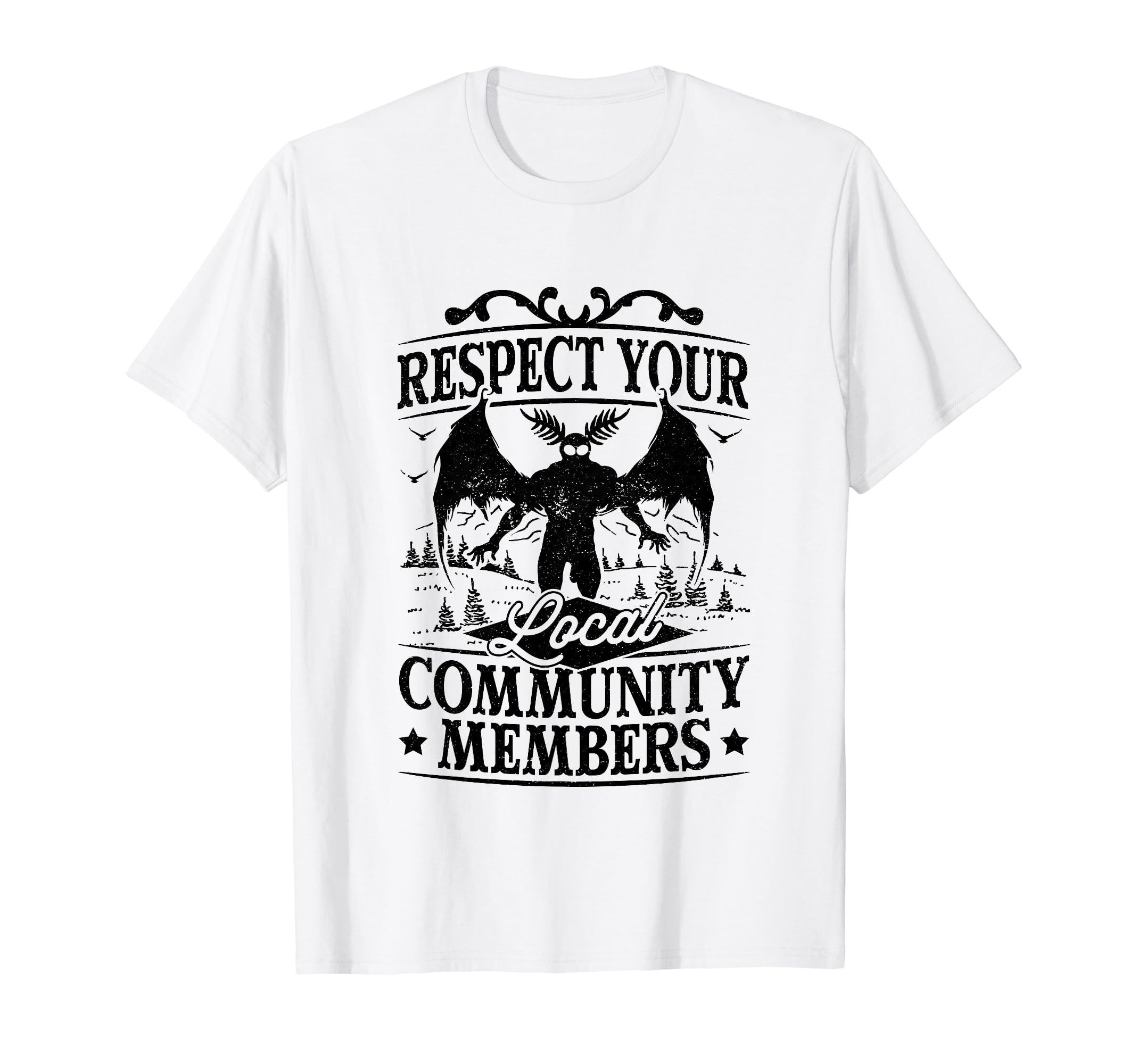 Respect Your Local Community Members T-Shirt - Minimalist Print Men Women - T-Shirt, Sweatshirt, Hoodie
