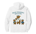 Busy Raising Baller Baseball Softball Hoodie - Unique Graphic for Adults - T-Shirt, Sweatshirt, Hoodie