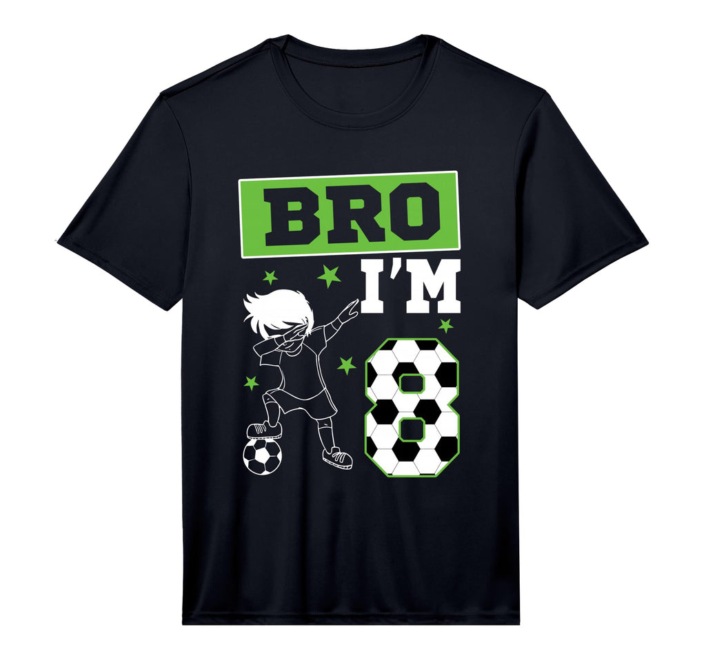Bro Im 8Th Birthday Soccer Theme Party T-Shirt - Trendy Graphic for Adults - T-Shirt, Sweatshirt, Hoodie