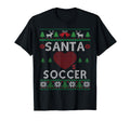 Santa Loves Soccer Funny Ugly T-Shirt - Streetwear Style Men Women - T-Shirt, Sweatshirt, Hoodie