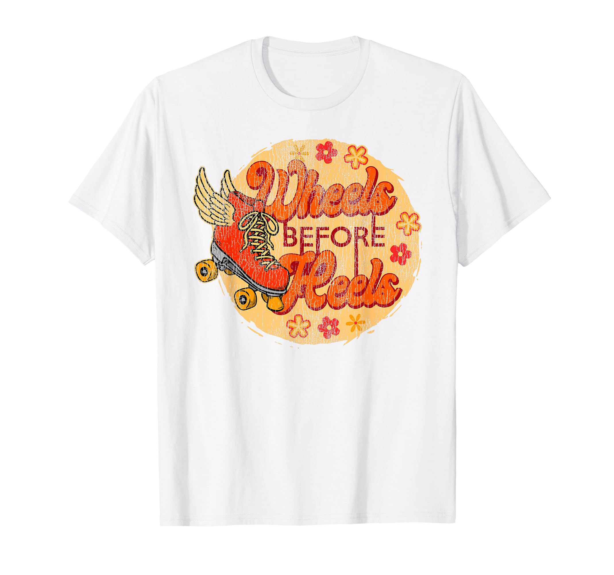 Roller Skating Skate 1970S T-Shirt - Custom Art Print for Adults - T-Shirt, Sweatshirt, Hoodie