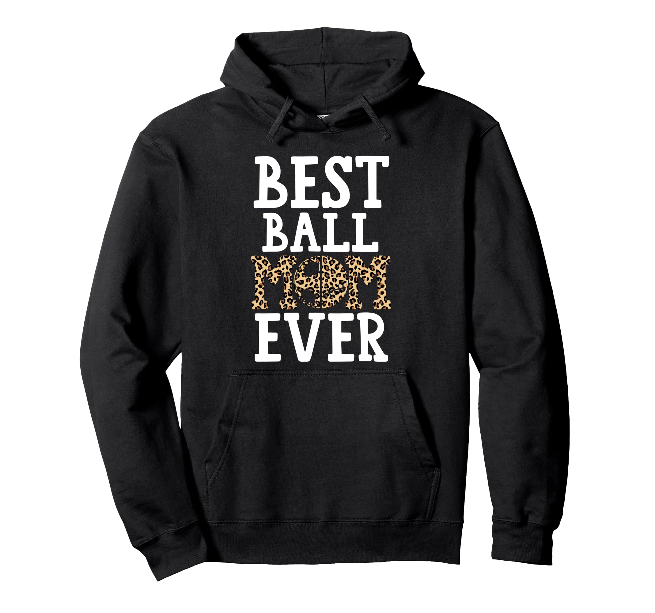 Best Ball Mom Ever Softball Hoodie - Minimalist Print Unisex - T-Shirt, Sweatshirt, Hoodie
