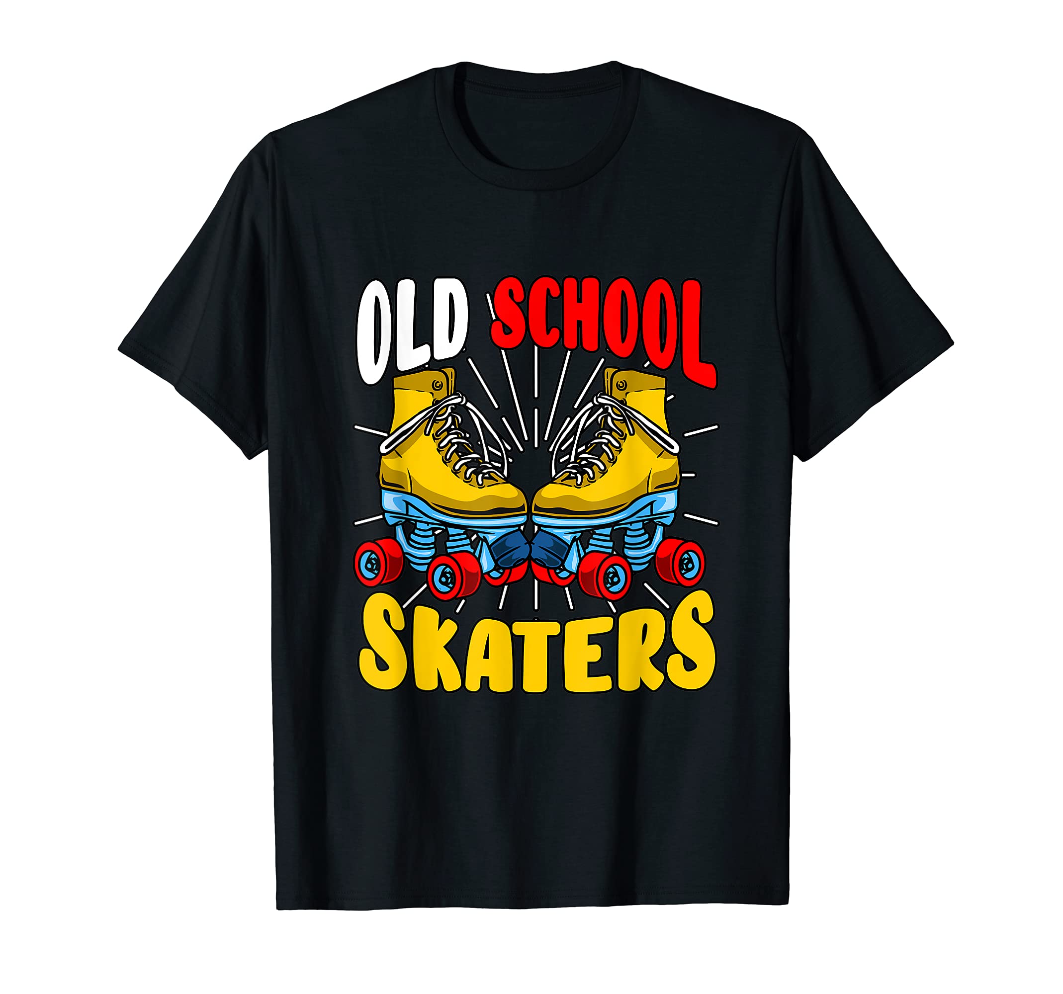 Old School Skaters Roller Skates T-Shirt - Aesthetic Graphic Men Women - T-Shirt, Sweatshirt, Hoodie