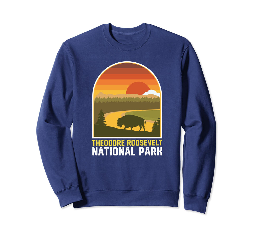 Theodore Roosevelt National Park Sweatshirt - Trendy Graphic Men Women - T-Shirt, Sweatshirt, Hoodie
