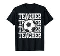 Soccer Teacher Cracked Wall T-Shirt - Casual Everyday Wear Men Women - T-Shirt, Sweatshirt, Hoodie