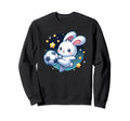 Soccer Player Bunny Rabbit Kicking Sweatshirt - Novelty Apparel for Adults - T-Shirt, Sweatshirt, Hoodie