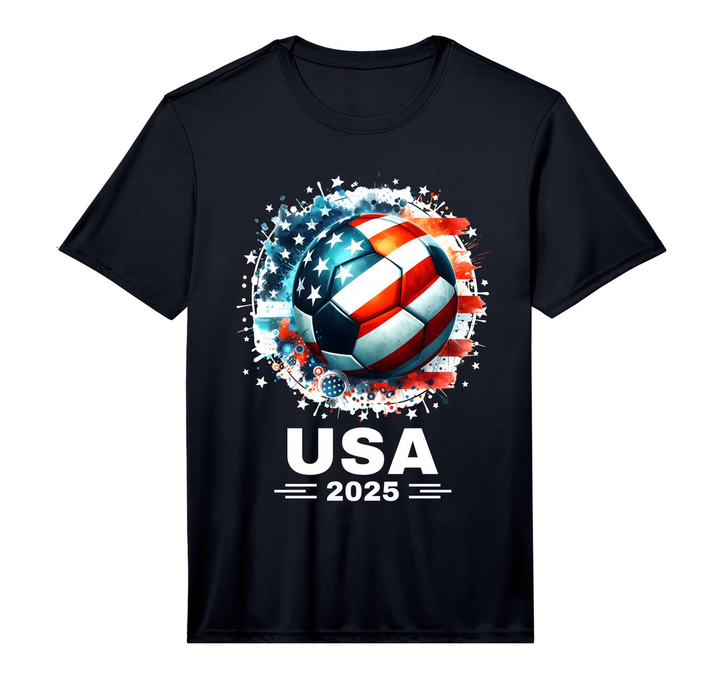 Soccer Soccer Player American Flag T-Shirt - Trendy Graphic for Adults - T-Shirt, Sweatshirt, Hoodie