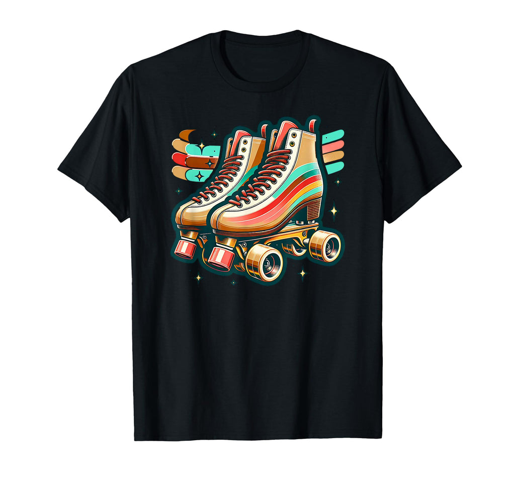 Roller Skates 70S Quad Skating T-Shirt - Casual Everyday Wear Men Women - T-Shirt, Sweatshirt, Hoodie