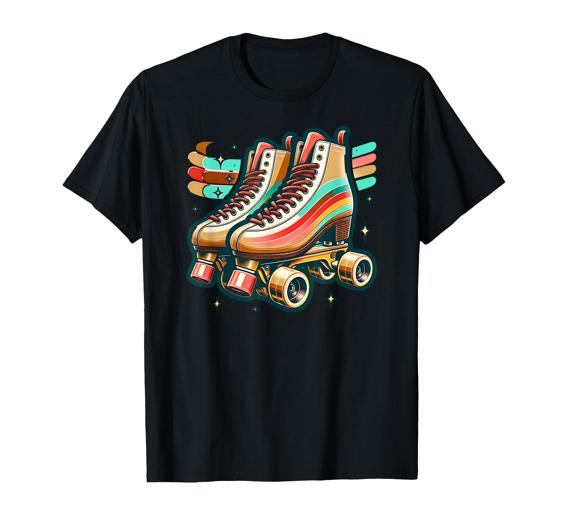 Roller Skates 70S Quad Skating T-Shirt - Casual Everyday Wear Men Women - T-Shirt, Sweatshirt, Hoodie