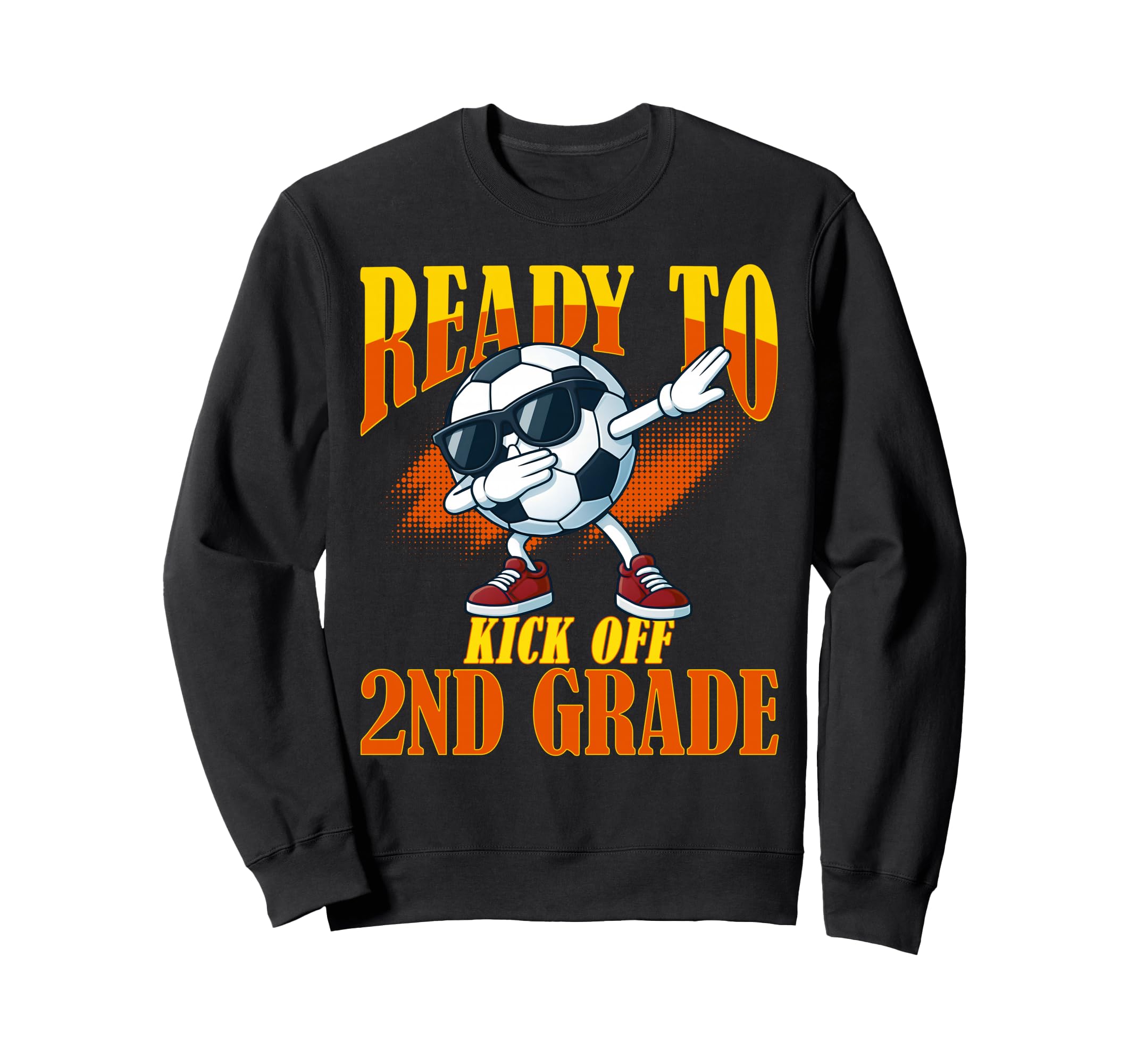 Ready To Kick Off 2Nd Grade Student Sweatshirt - Minimalist Print Unisex - T-Shirt, Sweatshirt, Hoodie